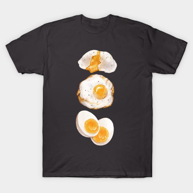 Egg stack T-Shirt by densukii